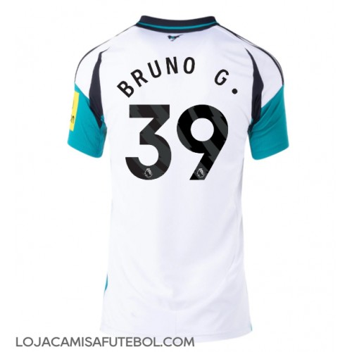 Camisa de Futebol Newcastle United Bruno Guimaraes #39 Equipamento Secundário Mulheres 2024-25 Manga Curta